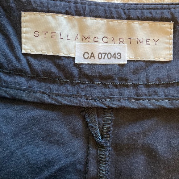 Stella McCartney authentic 100% cotton cropped pants, charcoal tone, size 6-8 - Picture 9 of 11